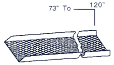 Chutes 73" to 120"