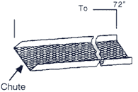 Chutes to 72"